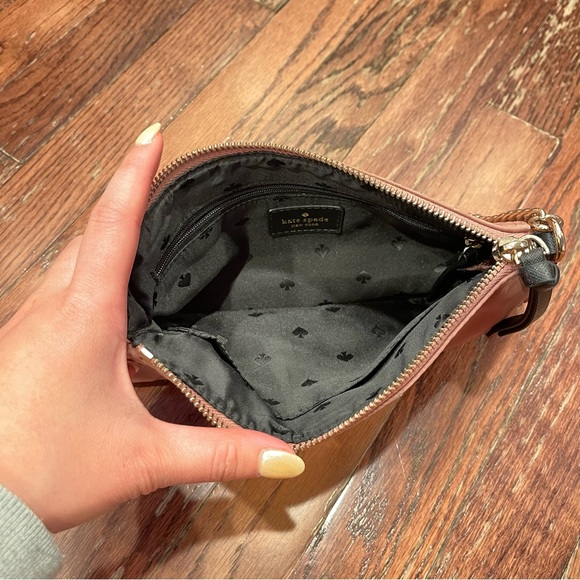 Kate Spade Mini Mauve Pink Purse with Gold Chain - Picture 2 of 5